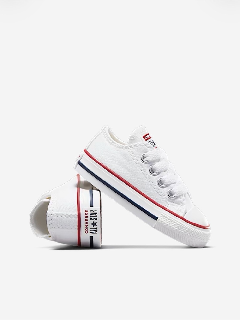 Converse Baby Chuck Taylor All Star Low Top White Size 5C